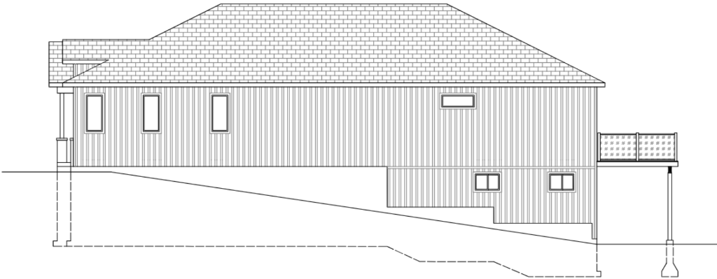 Lot 12 Right Side Architectural Elevation